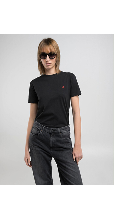 レギュラーフィットRロゴ ベーシックジャージーTシャツ 詳細画像